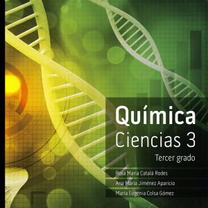 Ciencias 3 Química Serie Aqua